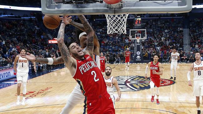 Lonzo Ball is already with his second team in the NBA. Picture: AP