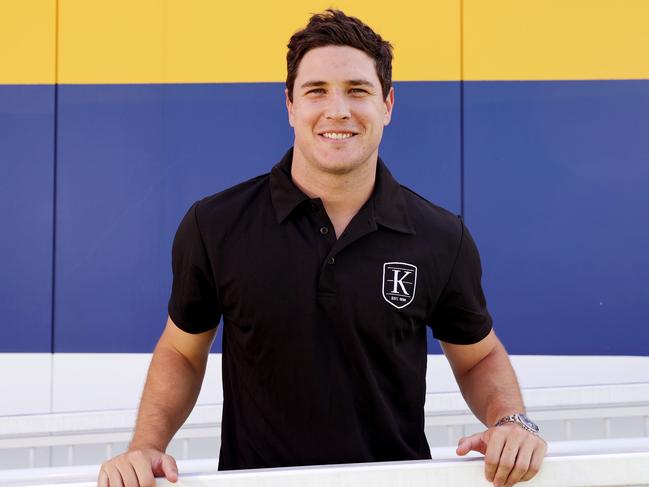 Parramatta Eels star Mitchell Moses has built a life outside of rugby league with Kanebridge Finance. Picture: Toby Zerna