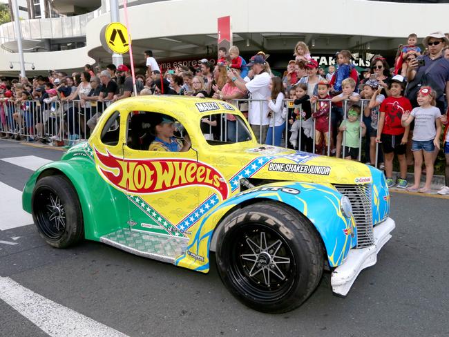 Pictured during the Superhero parade at Broadbeach as part of Supanova . Pic Mike Batterham
