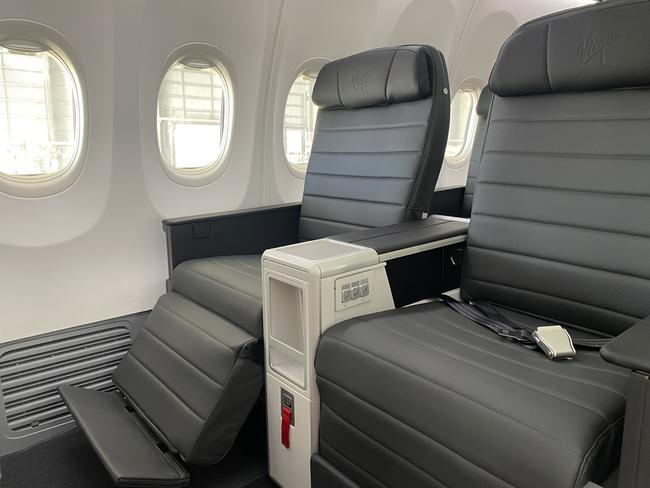 Virgin Australia is trialling new seats on two of its Boeing 737s, including a more comfortable business class seat with a deeper recline.