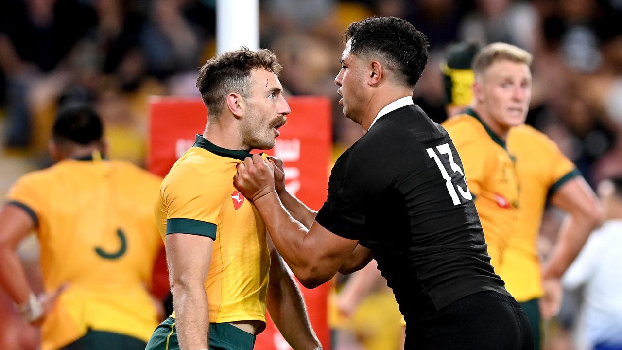 The Wallabies can beat the All Blacks - if they show up. Photo: Getty Images