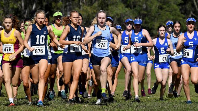 Annual QGSSSA cross country championship at Rivermount College in Yatala. Saturday May 15, 2021. Picture, John Gass