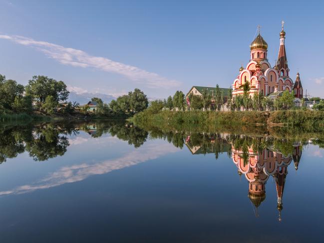 Orthodox Church in Almaty, Kazakhstan.