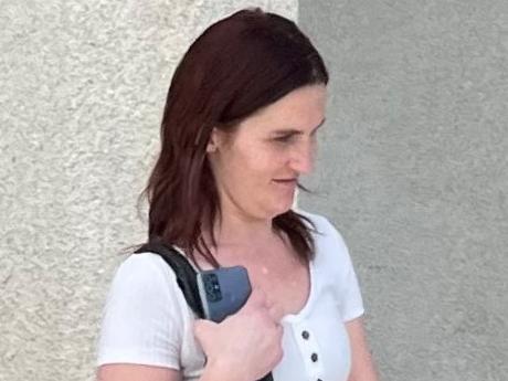 Teagan Sturrock outside Beenleigh Magistrates Court