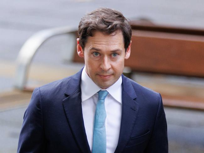 Journalist Nick McKenzie arrives at the court on Friday for the appeal by Ben Roberts-Smith. Picture: NewsWire / Max Mason-Hubers