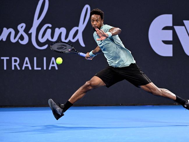 The tallest-ever ATP-ranked player at 211cm, Gael Monfils has bowed out of the Brisbane International. Picture: AFP