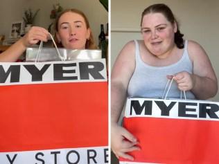 It's your last chance to save big with Myer's Cyber Monday sale. Picture: TikTok/@jordicollins0, @whitneyhanslow