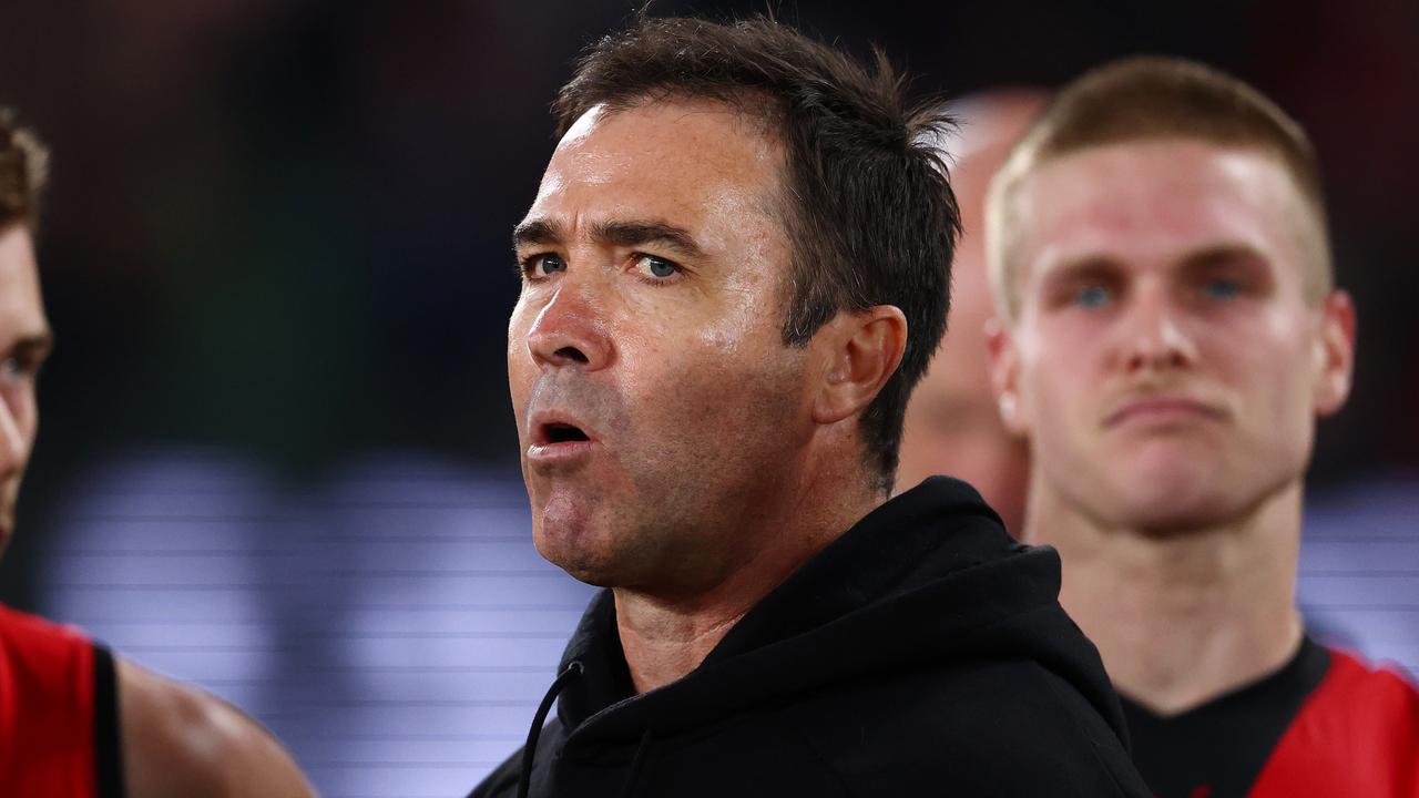 Essendon coach Brad Scott admits the ‘imperfect’ VFL is a challenge. Picture: Morgan Hancock/Getty Images