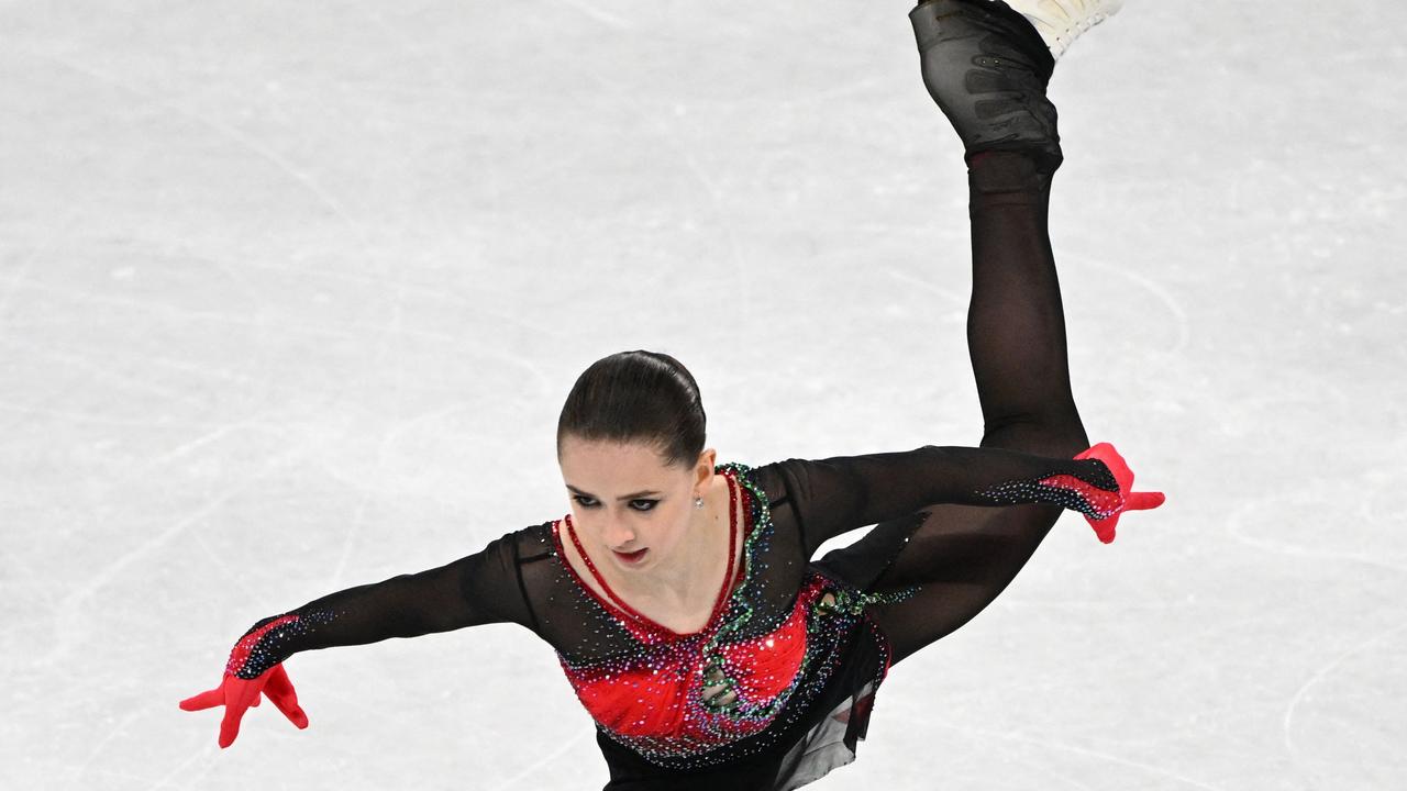 Russia's Kamila Valieva competes in Beijing.