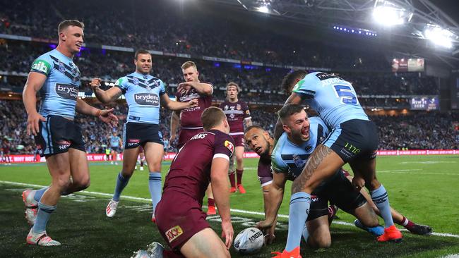 Each year, the three State of Origin matches are among the most watched sporting events of the year in Australia. Picture: Getty