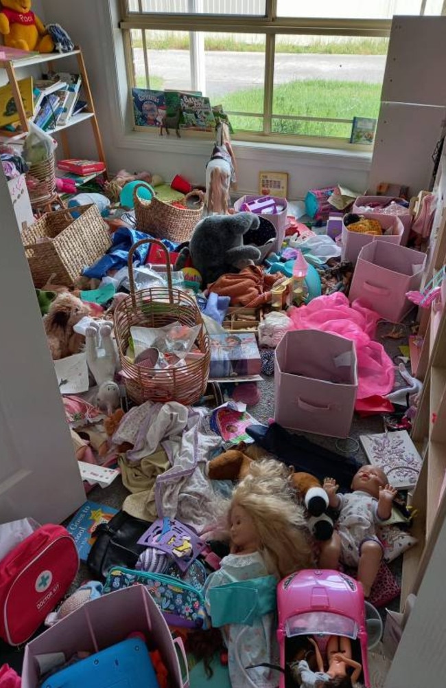 You could barely get into the room for all the toys. Picture: Facebook