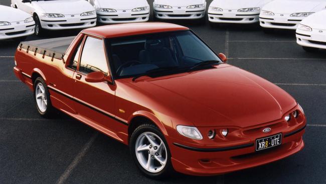 The V8 returned to the Ford Falcon ute in 1997. Picture: Supplied