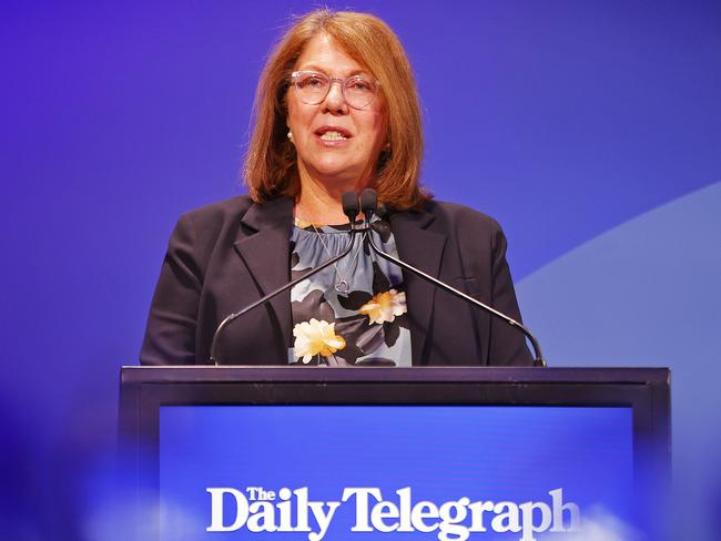 Catherine King addresses The Daily Telegraph’s Bradfield Oration. Picture: Sam Ruttyn