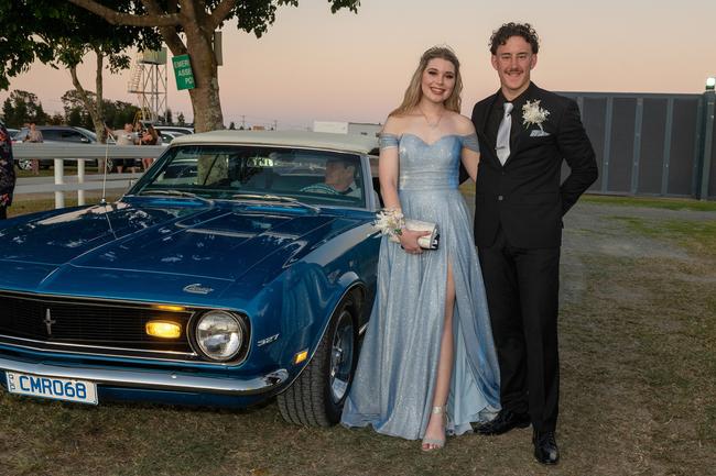 Charli Gordan and Aidan Bushell at the Mirani State High School year 12 Formal.Picture: Michaela Harlow