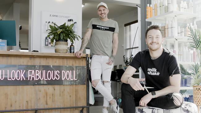 Ben O’Brien &amp; Sam Treloar from Rebel at Heart Hair Boutique have been voted as Tassie's best hairdressers by Mercury readers.