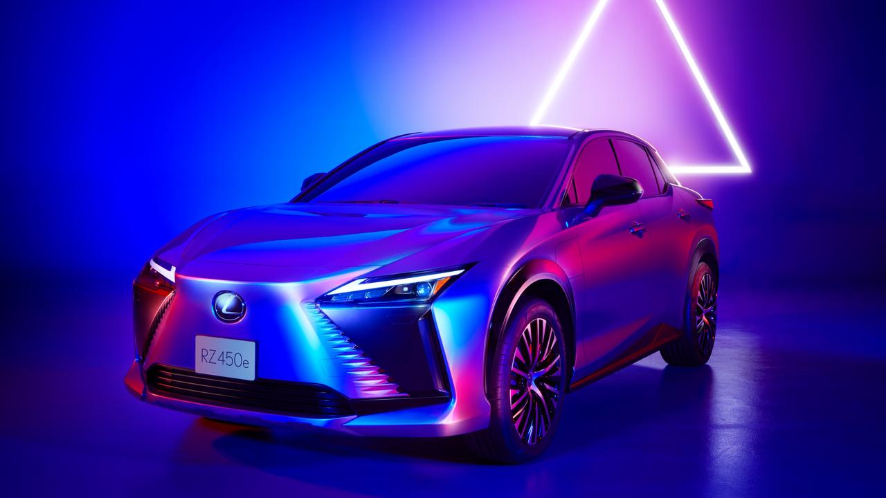 The Lexus RZ 450e will make its official debut in 2022.