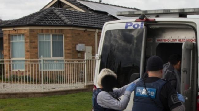 Three drug search warrants were executed in Tangerine Drive and Harrington Drive, Narre Warren South, and Thwaites Road, Pakenham early on Thursday morning.