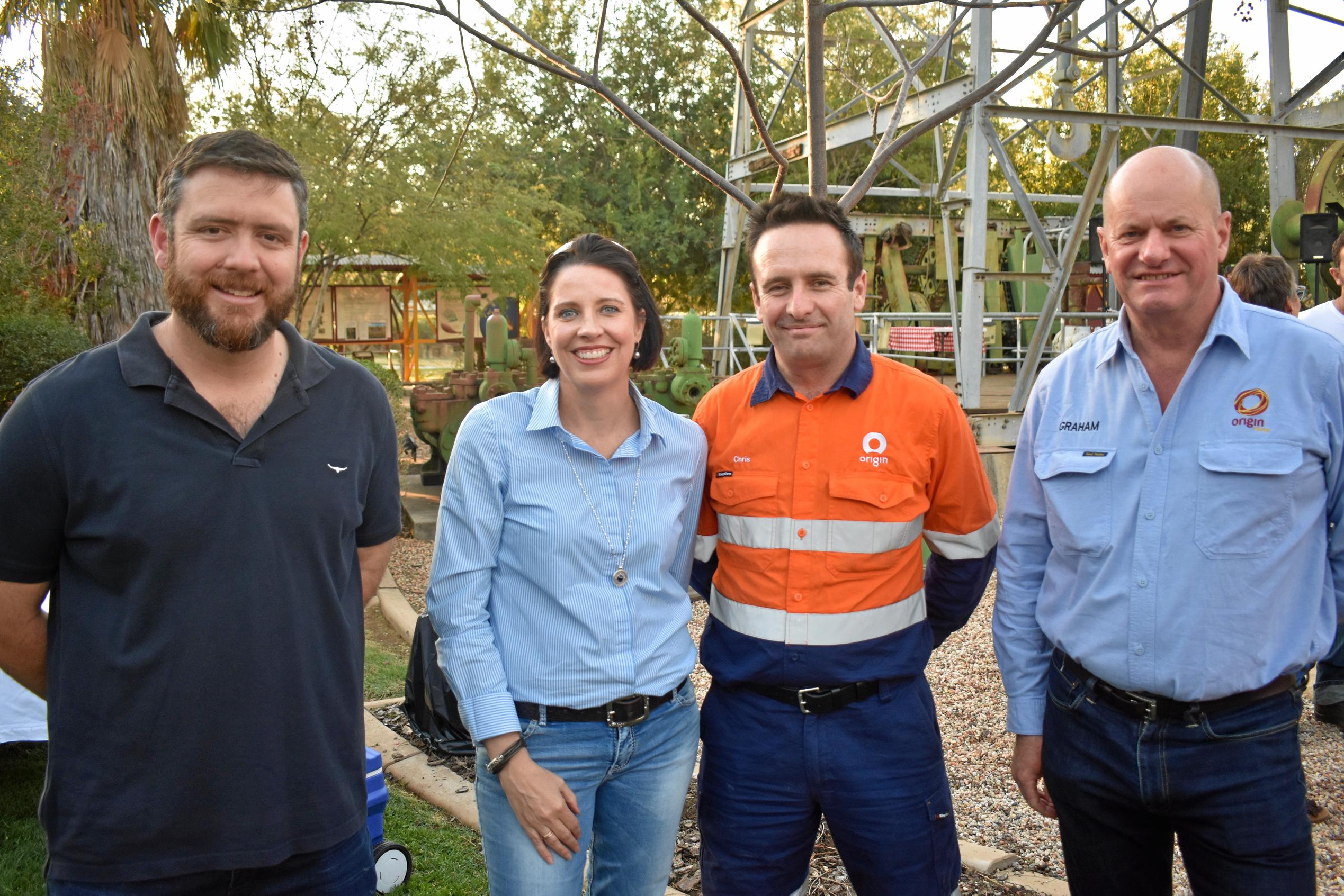 Maceon Cooper, Georgy Mayo, Chris White and Graham Sutherland. Picture: Ellen Ransley