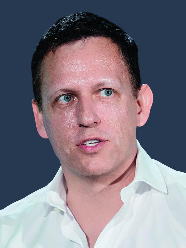 Paypal co-founder Peter Thiel. Picture: Noah Berger/Bloomberg via Getty Images