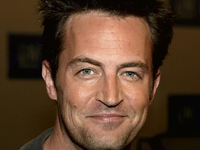 Matthew Perry looking gaunt in 2004 at an awards show. Picture: AFP