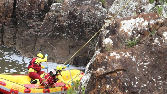 A swiftwater rescue team in action. File Picture: PETER CARRUTHERS