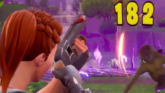 Generic video game stills from hugely popular game Fortnite. Picture: Supplied