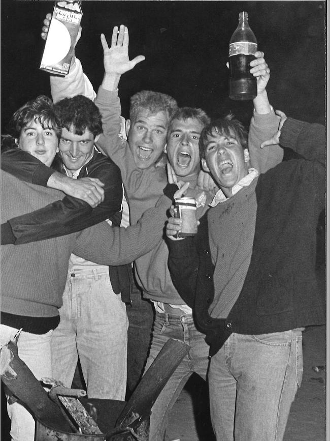 New years eve celebrations in 1986 at the Thirteenth Beach rock concert