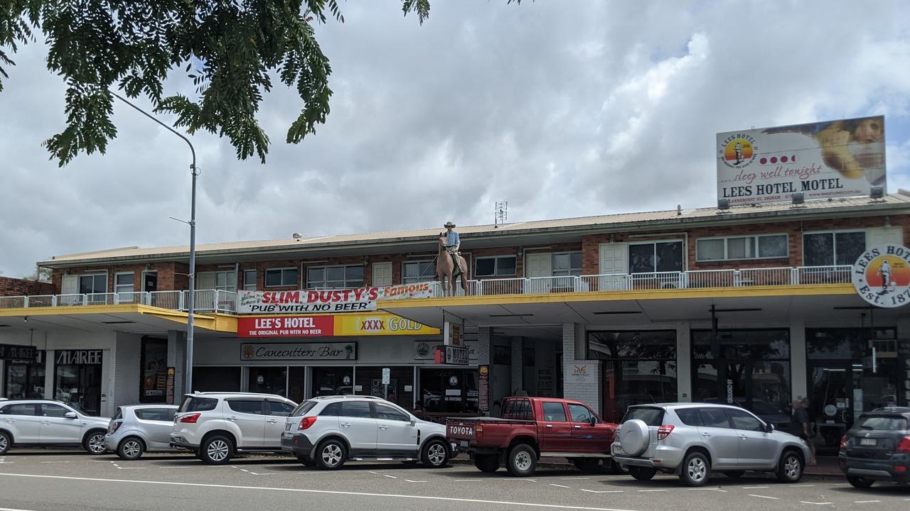 Lees Hotel in Ingham which claims it is the site for The Pub with no Beer.