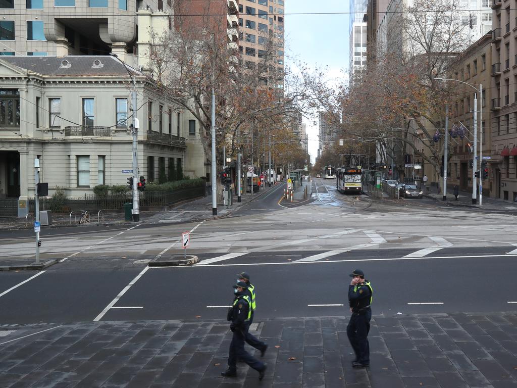 The lockdown remains in place for Greater Melbourne. Picture: NCA NewsWire / David Crosling