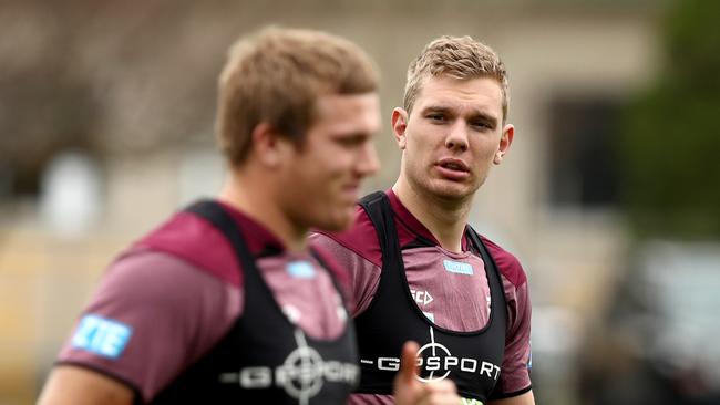Tom Trbojevic and Jake Trbojevic were standout players for Manly in 2016. Picture: Gregg Porteous