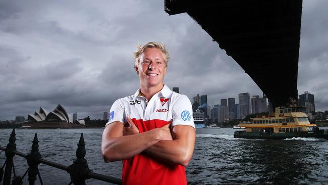 Isaac Heeney wants to fill the void left by Tom Mitchell. Picture: Phil Hillyard