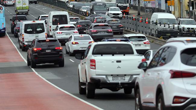 Sydney traffic started to pick up this week as schools went back. Picture: Matrix