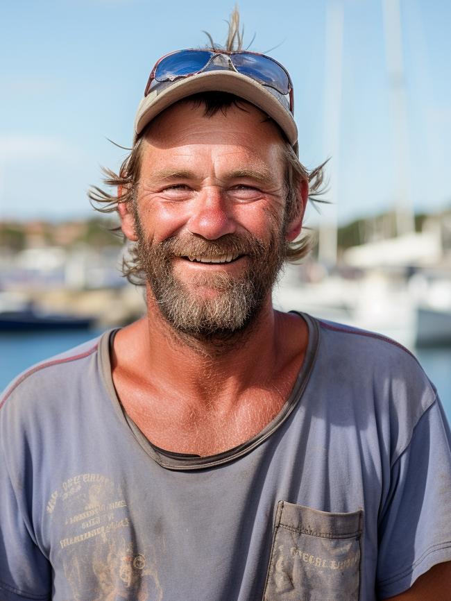 “Sam” – an AI-created typical Port Lincoln man. Picture: Supplied