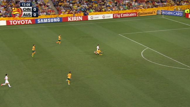 A clutch tackle from Alex Wilkinson.