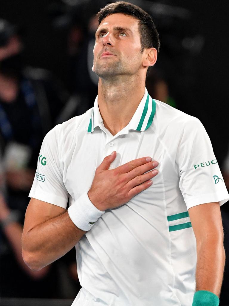 Novak Djokovic’s Australian Open campaign could go ahead. Picture: Paul Crock/AFP