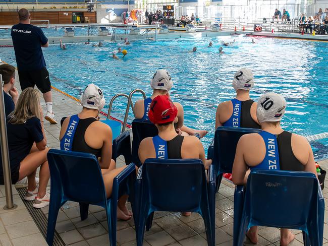 it's grand final day at the girls water polo