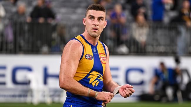 Elliot Yeo of the Eagles. Photo by Daniel Carson/AFL Photos via Getty Images.