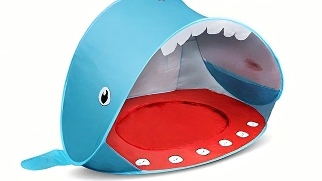 A kids pop-up beach tent sold on Temu has been recalled over drowning fears. Picture: ACCC