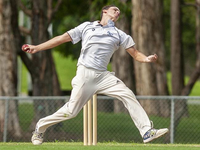 Jaden Davis picked up a six wicket bag in his game for Broadbeach Robina. Picture Troy Jegers