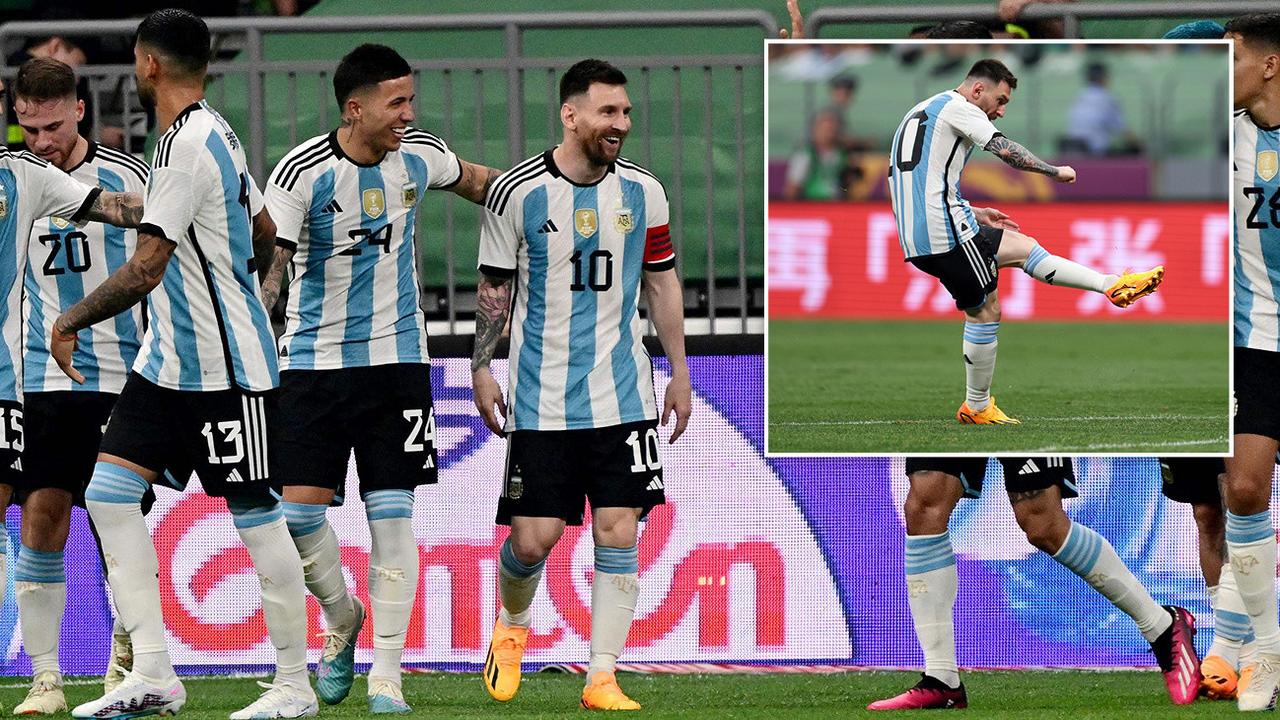 Gone in 79 seconds: Messi’s quickest goal sinks Socceroos