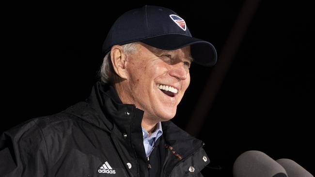 Joe Biden at Franklin Delano Roosevelt (FDR) Park in Philadelphia, Pennsylvania. Picture: AFP