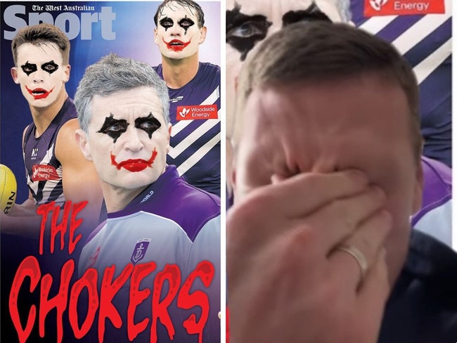 Former AFL star Daniel Gorringe has torched the West Australian newspaper over a controversial back page that roasted the Fremantle Dockers.