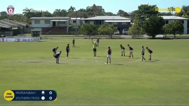 Replay: AFLQ Schools Cup NQ Championships - Moranbah State High School v Southern Cross College (Junior male, 3rd place)