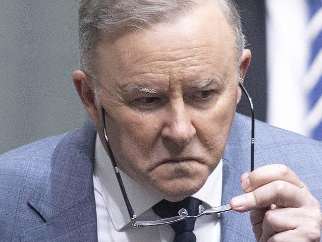 CANBERRA, AUSTRALIA-NCA NewsWire Photos DECEMBER 01 2020.Anthony Albanese during Question Time in the House of Representatives in Parliament House in Canberra.Picture: NCA NewsWire / Gary Ramage