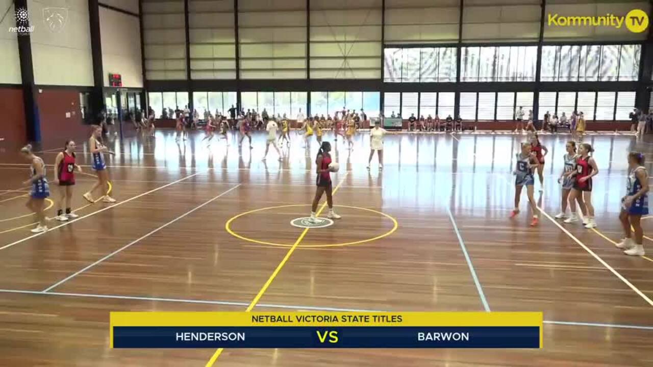 Replay: Henderson v Barwon (Open)—2025 Netball Victoria State Titles Day 3