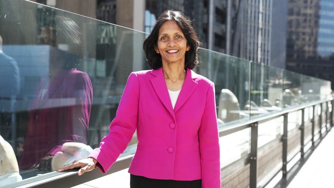 Macquarie Group chief executive Shemara Wikramanayake at the bank’s Sydney offices. Picture: John Feder