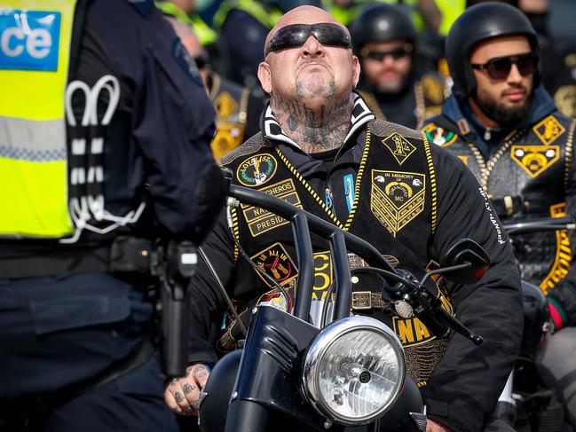 Melbourne-based Comanchero president Mick Murray. Picture: Ian Currie