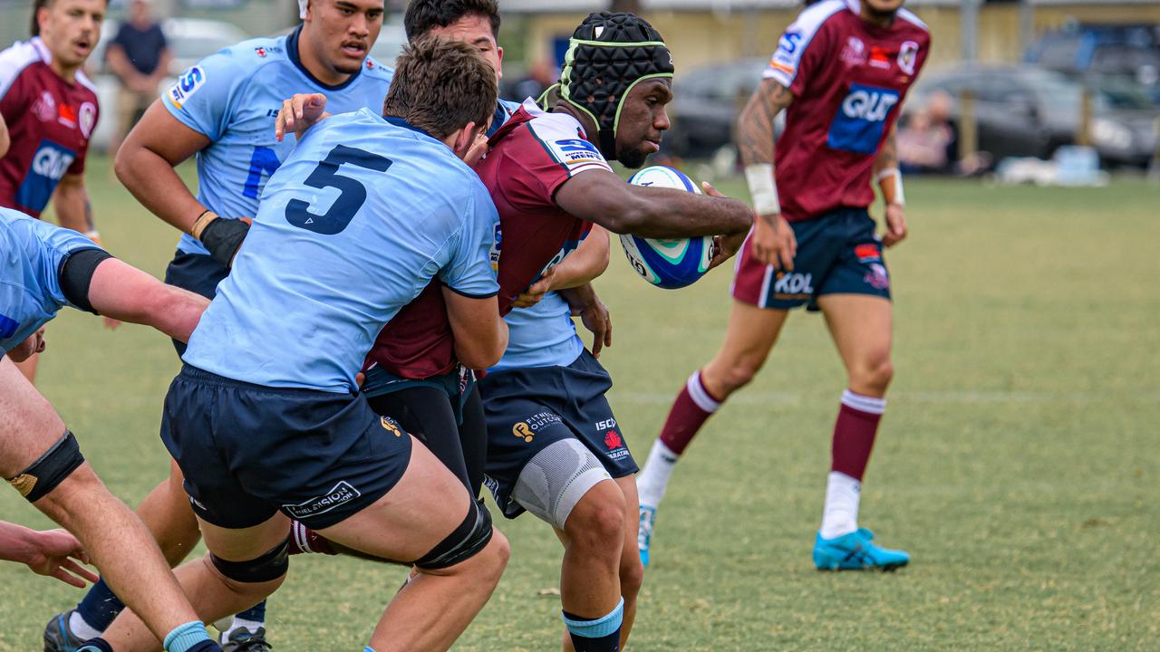 Waratahs v Reds players in action in the U19s. Picture: Reds Media