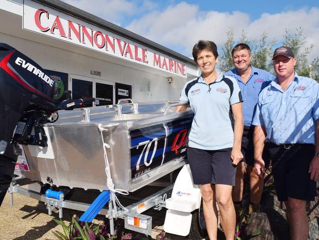 Cannonvale Marine's Leanne and Darrell Hinschen will be saying farewell to the business after 31 years of ownership. Photo Charlotte Lam / Whitsunday Times