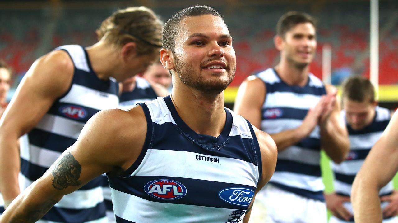 Parfitt says he never considered leaving the Cats. Picture: Jono Searle/AFL Photos/via Getty Images